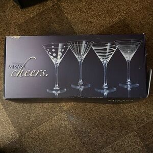 Mikasa Cheers Martini Glasses